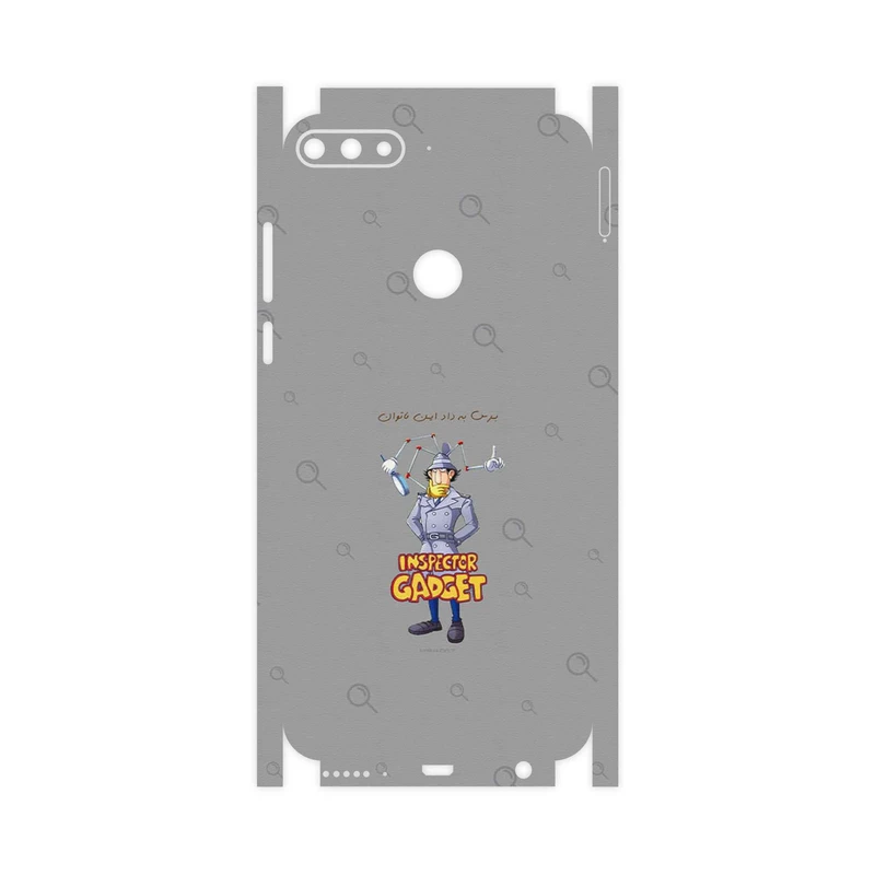 برچسب پوششی ماهوت مدل Inspector Gadget-FullSkin مناسب برای گوشی موبایل هوآوی Y7 Prime 2018
