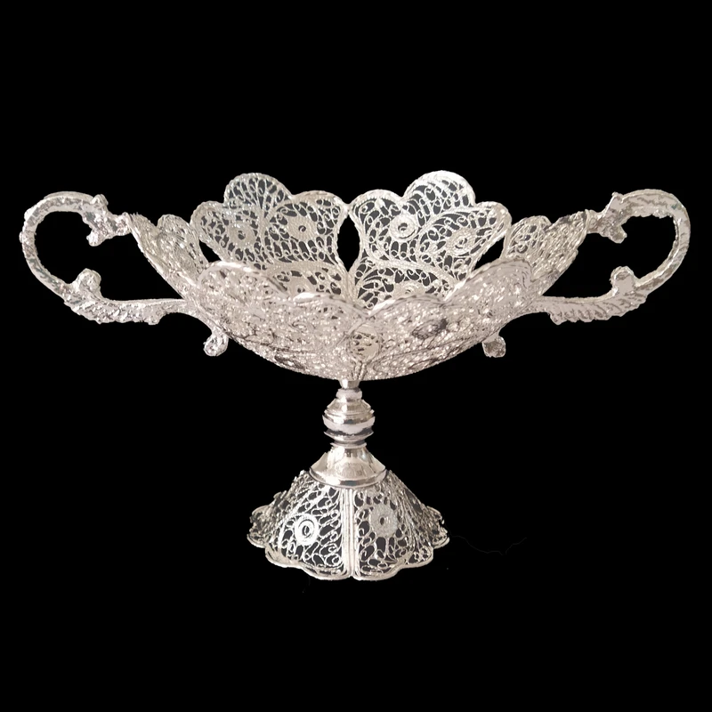 شکلات خوری ملیله کاری مدل افرا کد 505