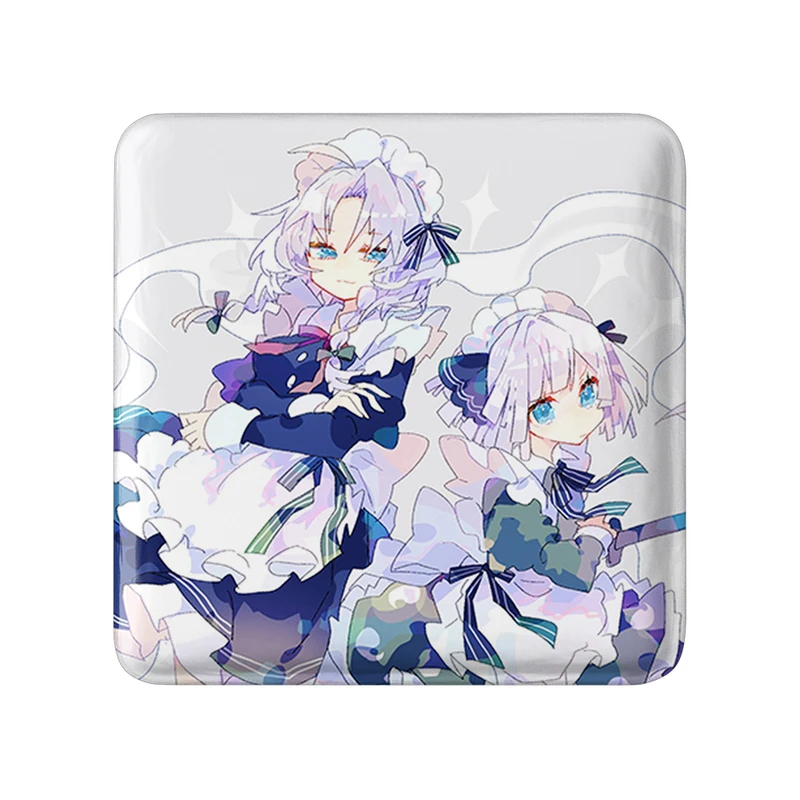 مگنت خندالو طرح بازی توهو (Touhou) مدل مربعی کد 35748