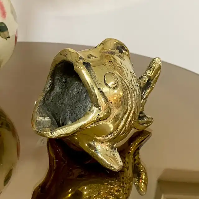 دکوری برنجی مدل ماهی829-386g