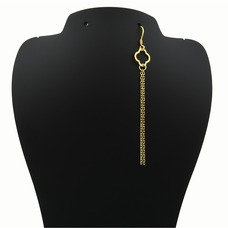 گوشواره طلا 18 عیار زنانه مانچو کد efgs018