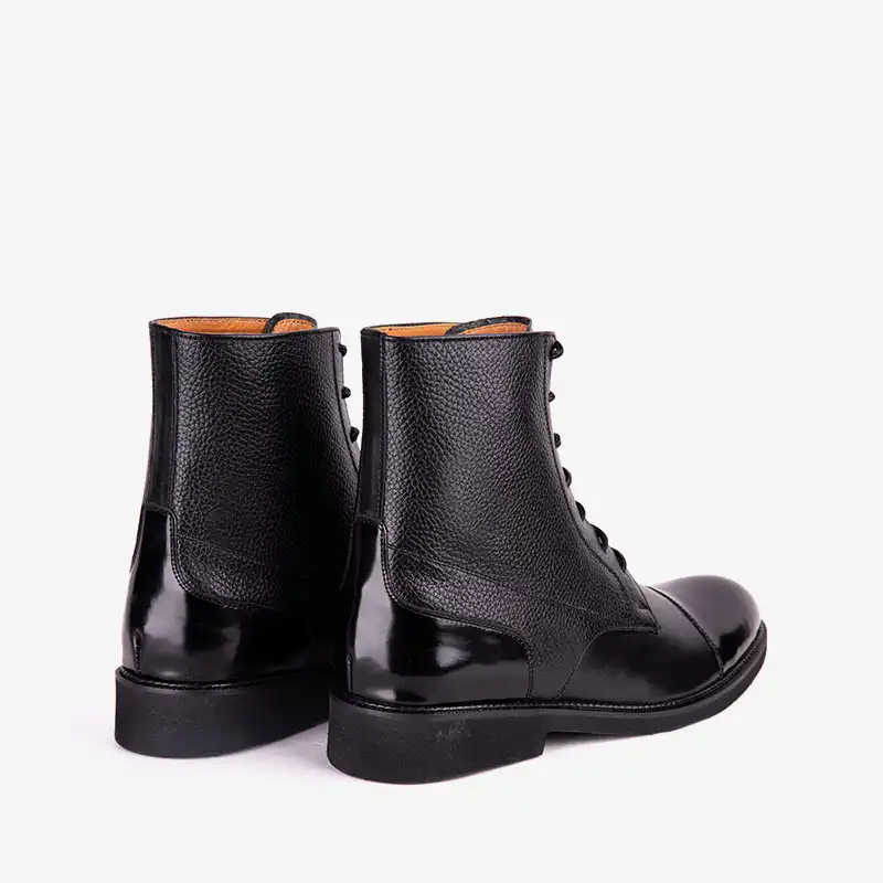 نیم بوت مردانه چرم مشهد مدل J6162