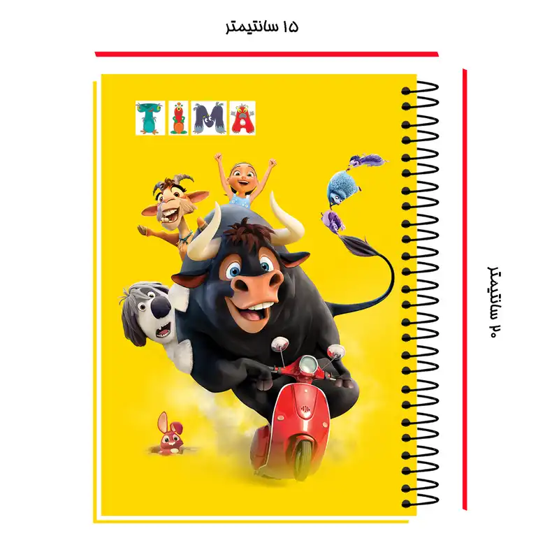 دفتر نقاشی 100 برگ تیما مدل حنا