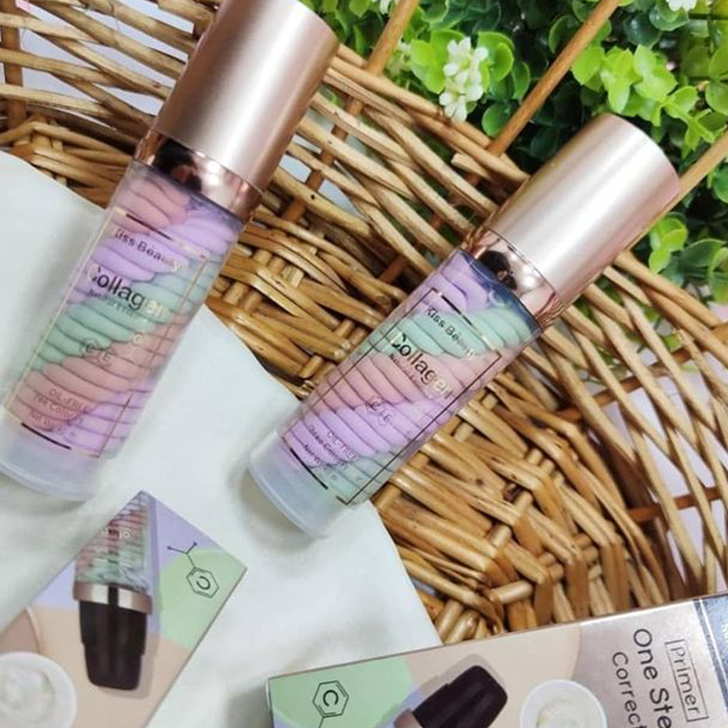 پرایمر صورت کیس بیوتی مدل Collagen حجم 40 میلی لیتر