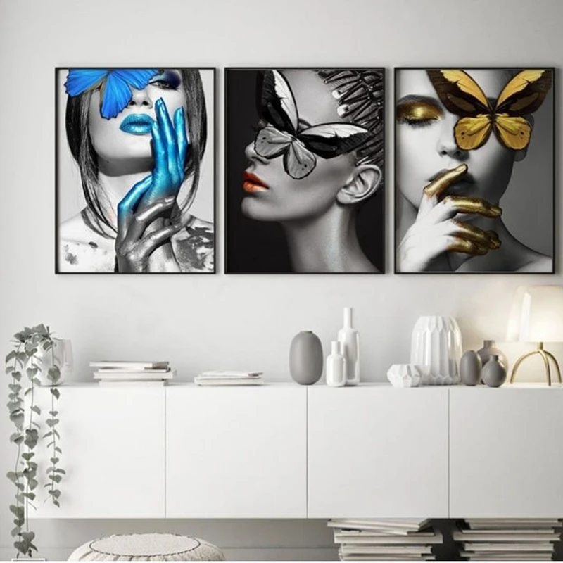 تابلو شاسی مدل سکوت پروانه ای مجموعه 3 عددی