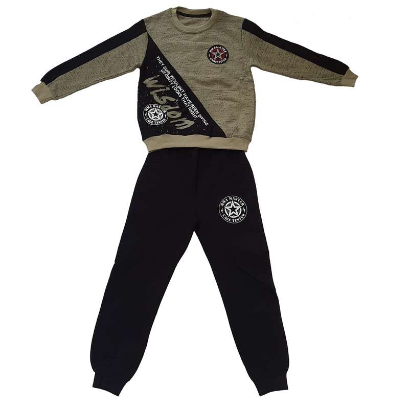 ست سویشرت و شلوار پسرانه مدل ستاره کد 633