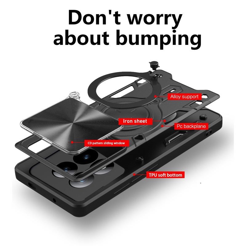 خرید و قیمت کاور بادیگارد مدل Fort مناسب برای گوشی موبایل شیائومی Redmi Note 15 4G