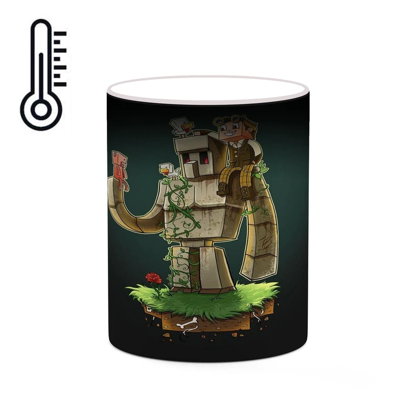 ماگ حرارتی کاکتی طرح ماینکرافت minecraft مدل mgh41501