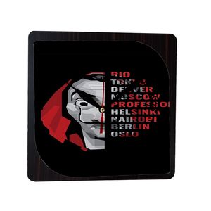 دیواری طرح سریال Money Heist خانه کاغذی مدل tn1