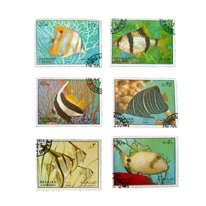 تمبر یادگاری طرح طبیعت مدل ماهی کد fish-582 مجموعه 6 عددی