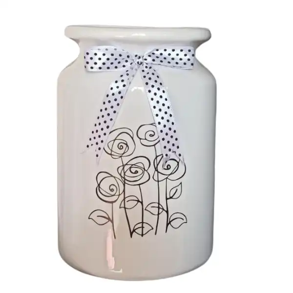 گلدان دکوری مدل flower کد 13