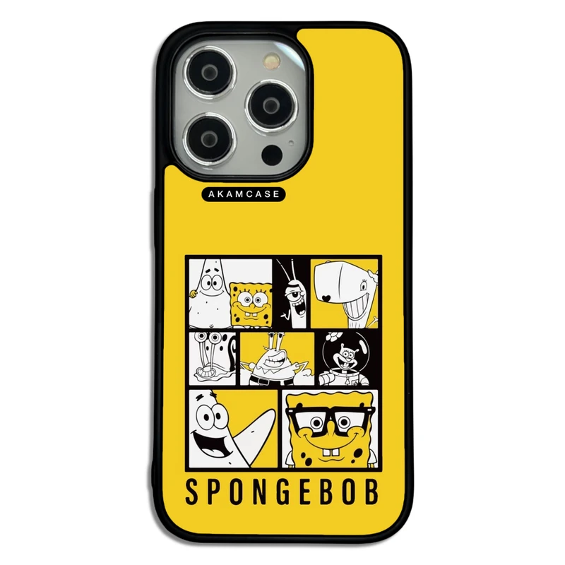 کاور آکام مدل AMC-WA14PRO-SPONGE BOB3 مناسب برای گوشی موبایل اپل iPhone 14 Pro