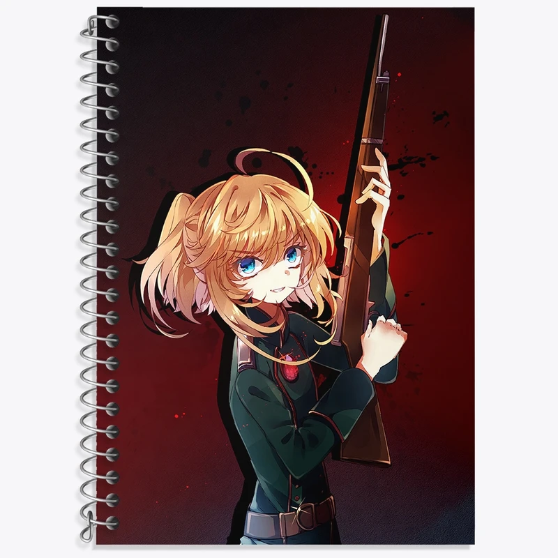 دفتر زبان 50 برگ خندالو مدل دو خط طرح تانیا انیمه یوجو سنکی کد 34699