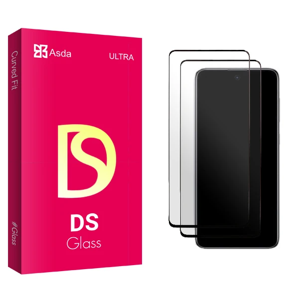 محافظ صفحه نمایش سرامیکی حریم شخصی آسدا مدل DS Glass NEW مناسب برای گوشی موبایل سامسونگ Galaxy A73 5G بسته دو عددی