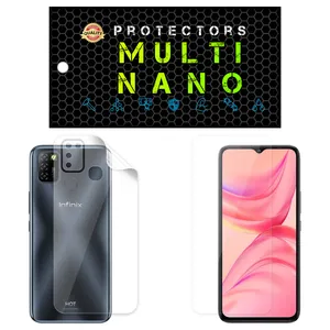  Multi Nano X-SFT Screen Protector For Infinix Hot 10 Lite with back skin