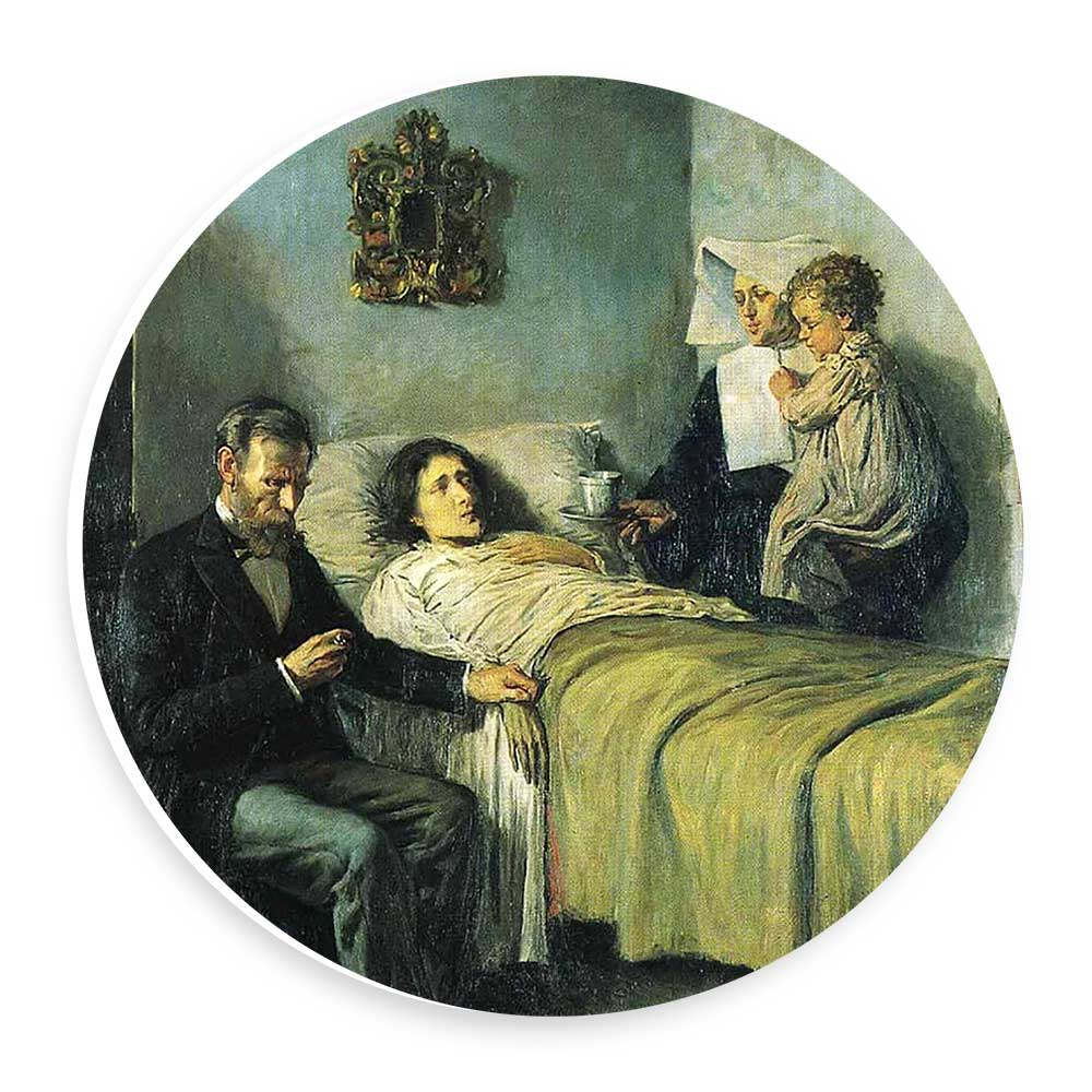  دیوارکوب طرح بیمار و پزشک مدل wtb595