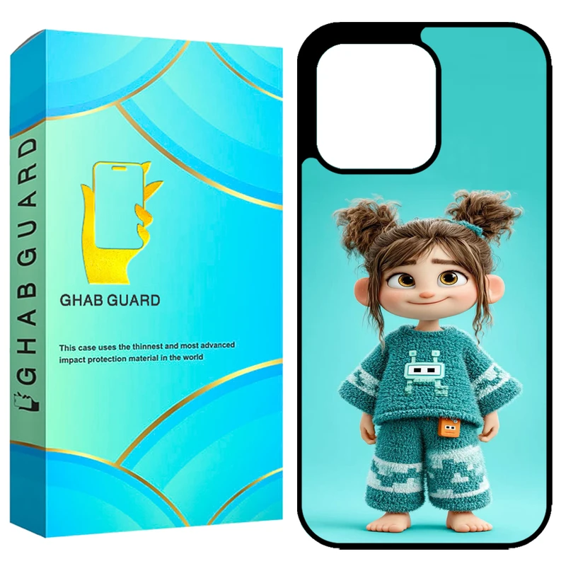 کاور قاب گارد طرح دختر مدل GCHP13PM مناسب برای گوشی موبایل اپل iPhone 13 Pro Max