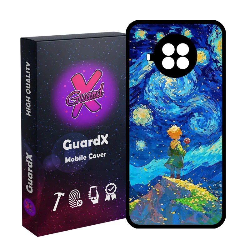 کاور گارد ایکس طرح شازده کوچولو مدل  Glass10774 مناسب برای گوشی موبایل شیائومی  Mi 10T Lite/Redmi Note 9 Pro 5G/10I 5G