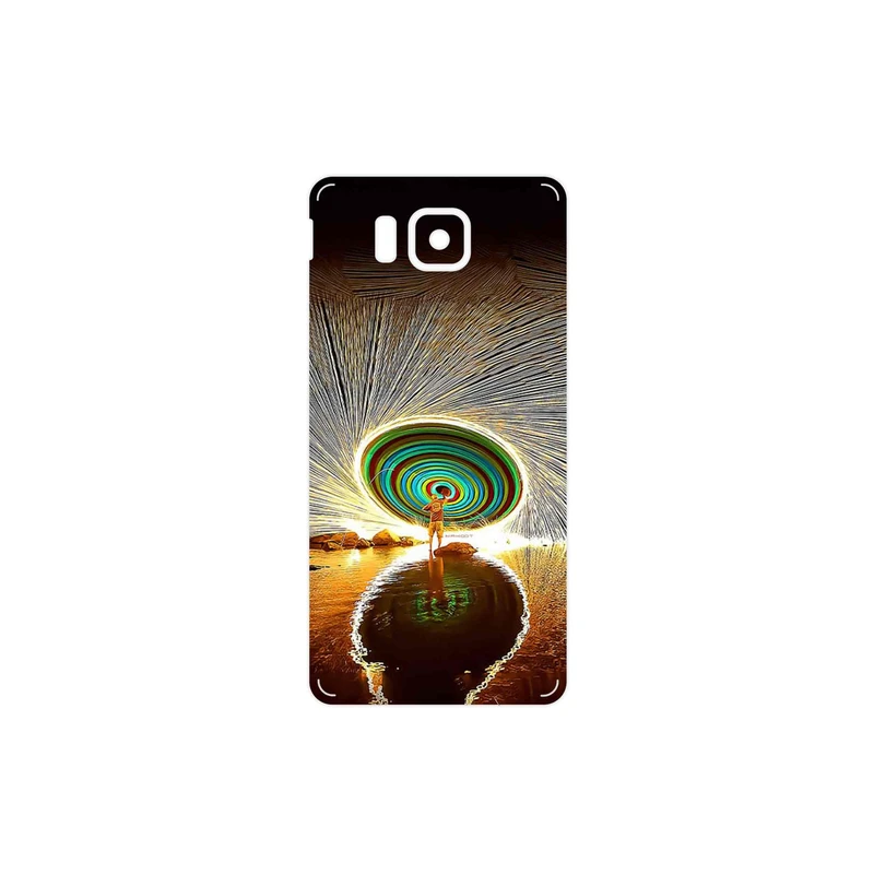 برچسب پوششی ماهوت مدل Night Light Fountain مناسب برای گوشی موبایل سامسونگ Galaxy Alpha
