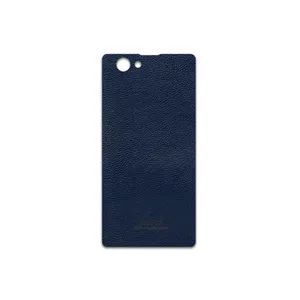 MAHOOT Deep-Blue-Leather Cover Sticker for Sony Xperia Z1 Compact