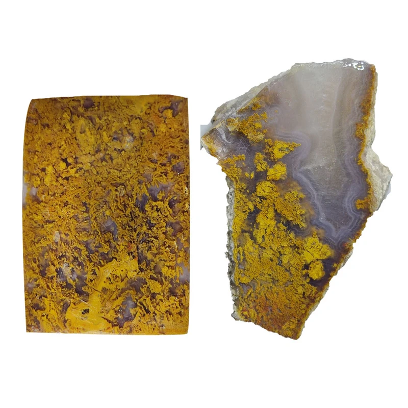 سنگ راف عقیق مدل پاییزی و کتیبه کد k 3 مجموعه 2 عددی