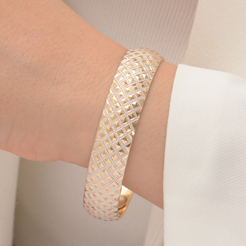 النگو طلا 18 عیار زنانه طلای مستجابی کد 1 النگو طلا 18 عیار زنانه طلای مستجابی کد 1