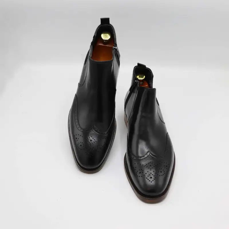 نیم بوت مردانه لردگام مدل بایدن رنگ مشکی