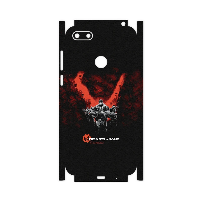 برچسب پوششی ماهوت مدل GEARS-OF-WAR-Game-FullSkin مناسب برای گوشی موبایل موتورولا Moto E6 Play