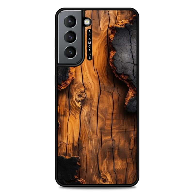 کاور آکام مدل AMC-WSGS21-WOOD-12 مناسب برای گوشی موبایل سامسونگ Galaxy S21