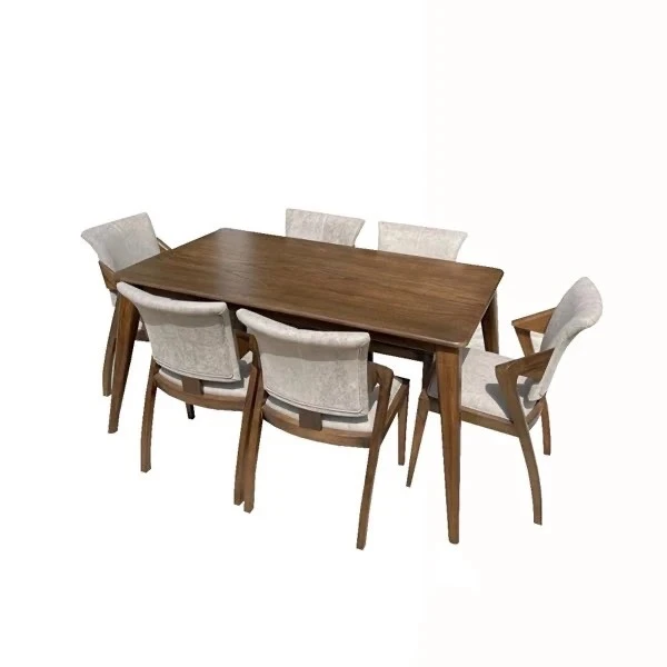 میز و صندلی ناهارخوری 6 نفره مدل pichak06