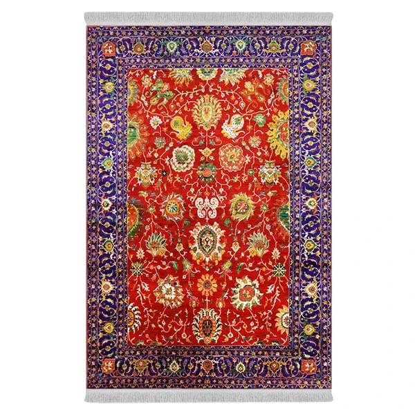 فرش پارچه‌ای دفه مدل فرشینه طرح مدرن کد 8095