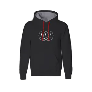 هودی مردانه مدل Smile کد K43 رنگ مشکی