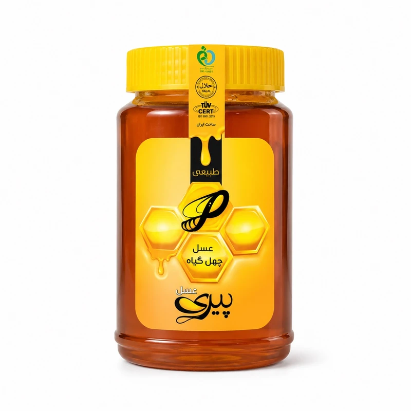 عسل  طبیعی چهل گیاه پیری - 1000 گرم