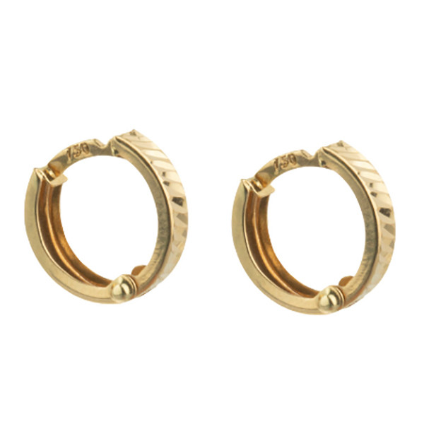 گوشواره طلا 18 عیار زنانه دوست خوب مدل dk509