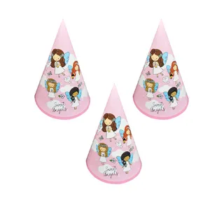 کلاه تولد مدل فرشته کد AngelH1 مجموعه 3 عددی