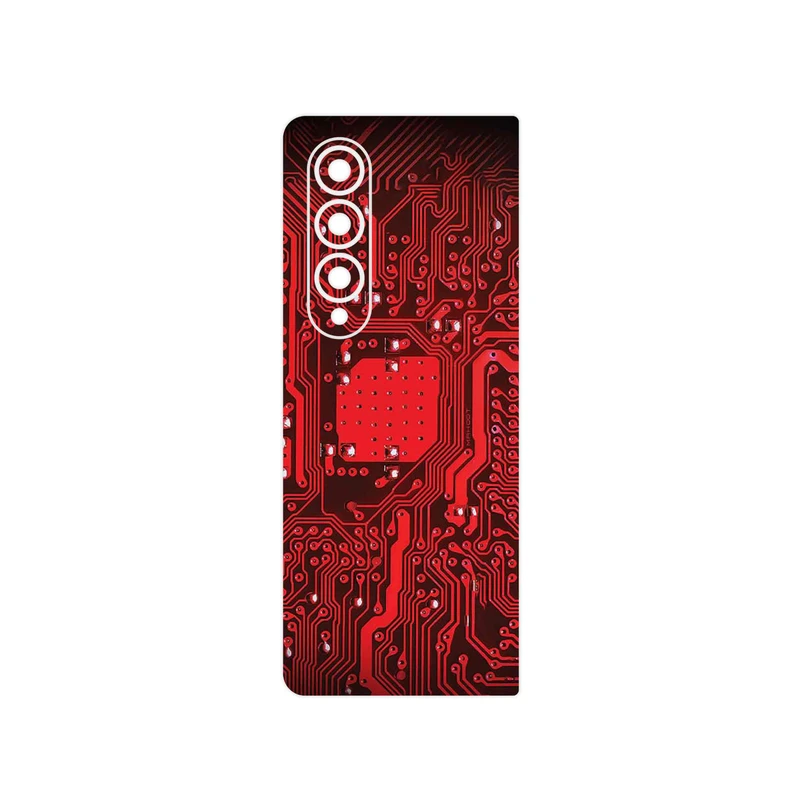 برچسب پوششی ماهوت مدل Red_Printed_Circuit_Board مناسب برای گوشی موبایل سامسونگ Galaxy Z Fold4