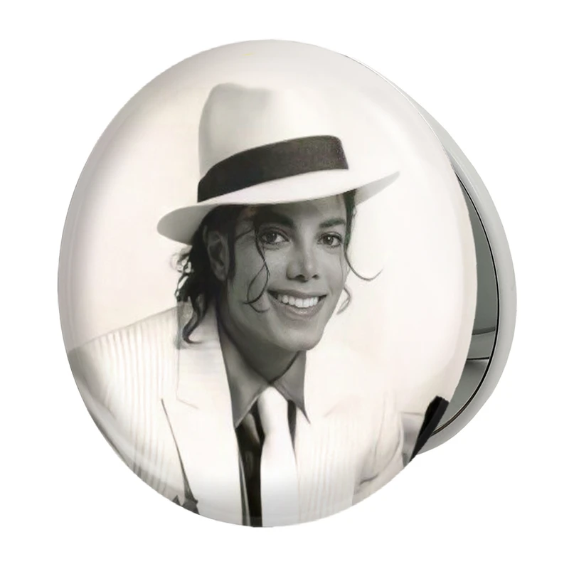 آینه جیبی خندالو طرح مایکل جکسون Michael Jackson مدل تاشو کد 19244 
