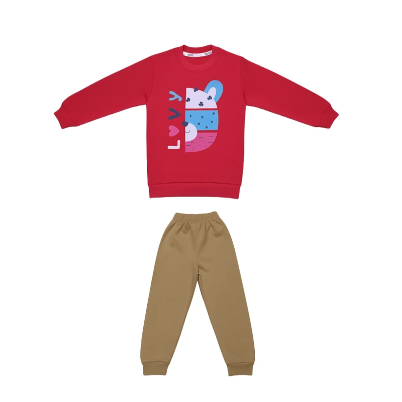 ست سویشرت و شلوار راحتی بچگانه مدل 501025GL