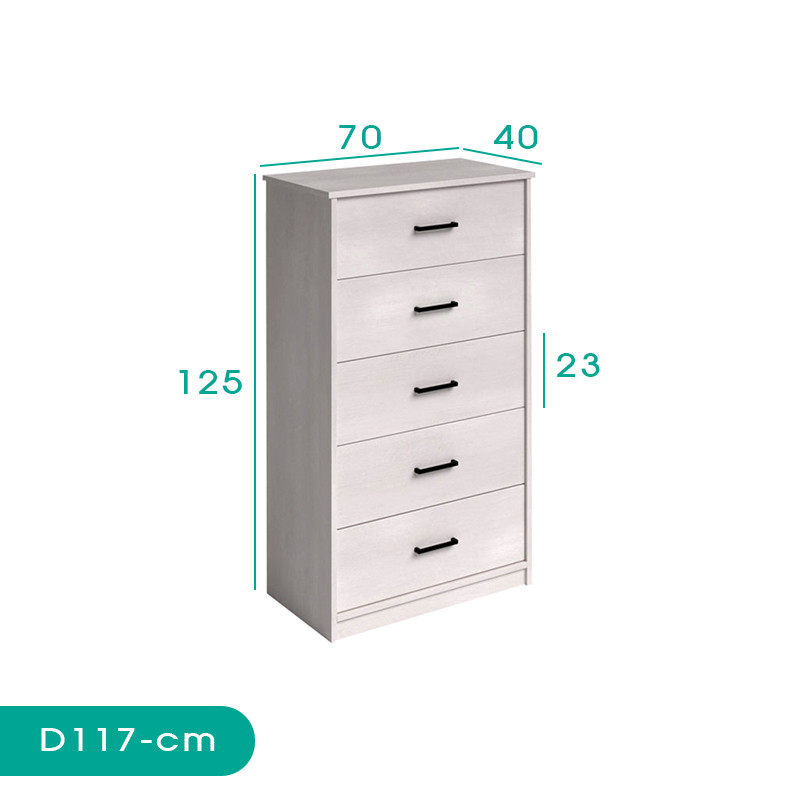 دراور اسمردیس مدل D117 - MDF