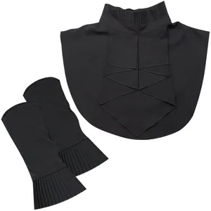 ست یقه حجاب و ساق دست  زنانه مدل پروانه کد N004