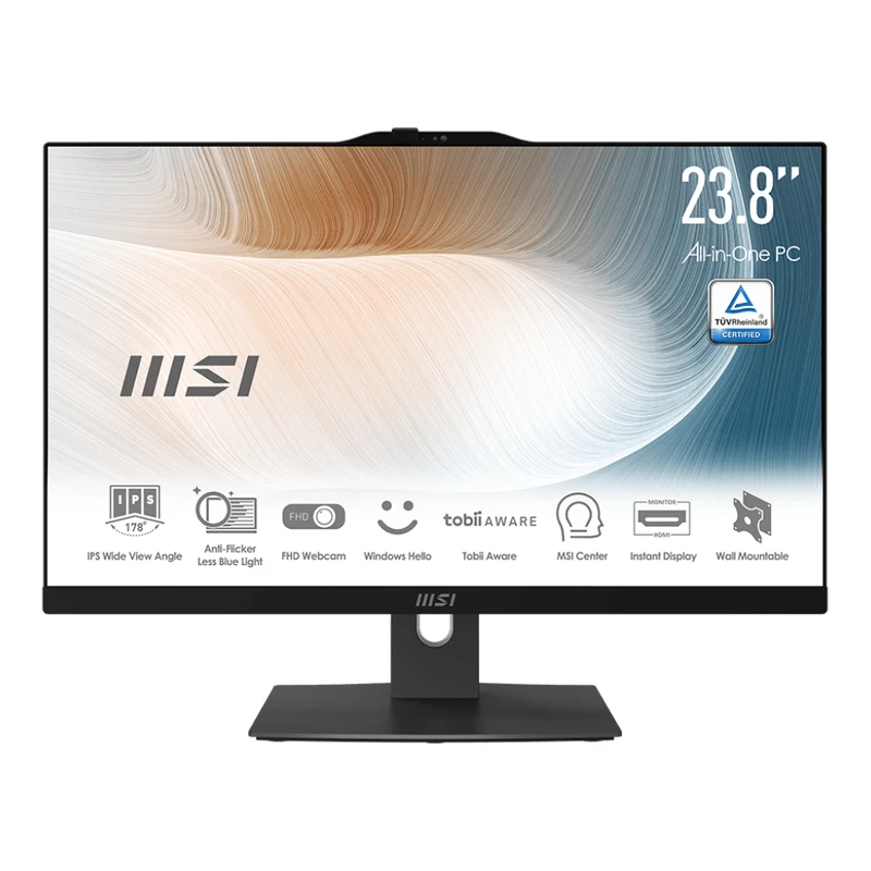 کامپیوتر همه کاره 23.8 اینچ ام اس آی مدل AM242P 12M-i7 16GB 1TB Iris Xe