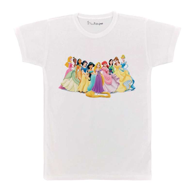 تی شرت بچگانه پرمانه طرح سفید برفی و هفت کوتوله کد pmt.5841