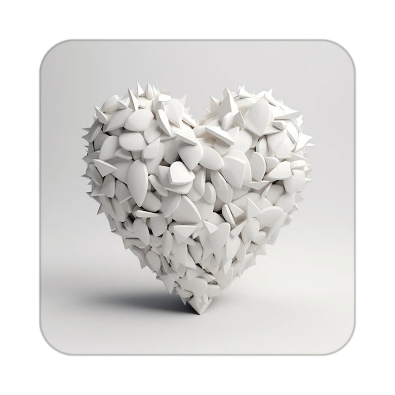 زیر لیوانی کاکتی طرح عاشقانه مدل mp36538