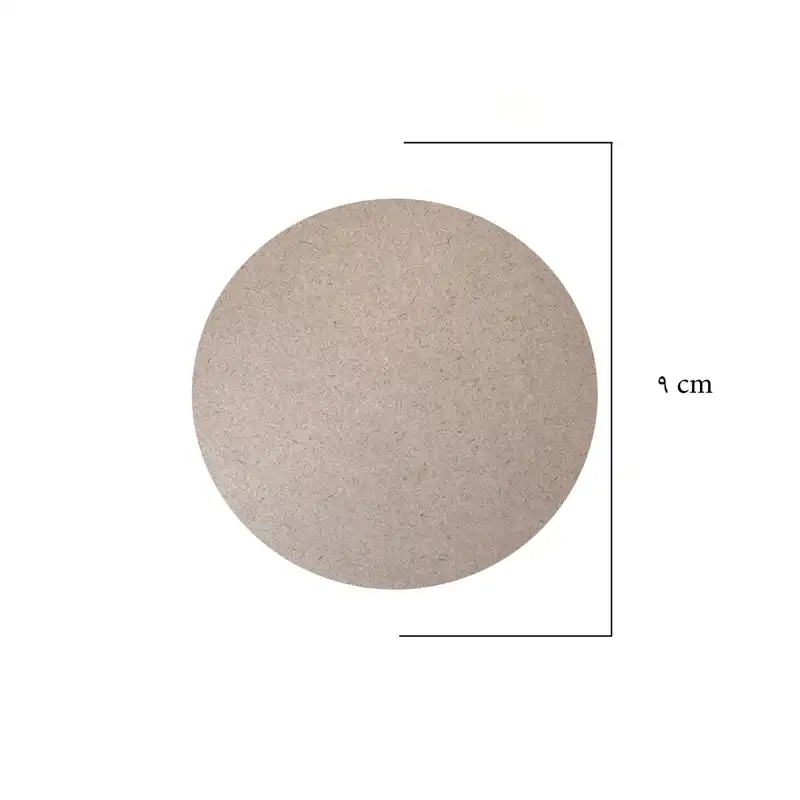 اسلایس چوبی مدل برد چوبی خام رزین اپوکسی squ10circle9 مجموعه 8 عددی