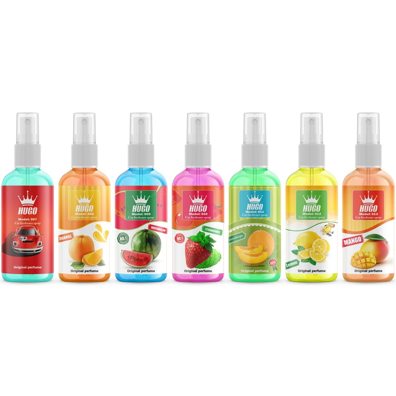 اسپری خوشبو کننده خودرو هوگو مدل C.78910111213 حجم 50 میلی لیتر بسته 7 عددی