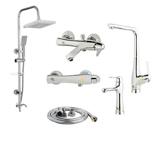 ست شیرآلات پیچک مدل یاتو مدل FR-6X مجموعه 6 عددی