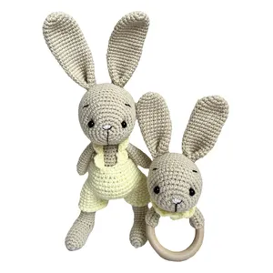 عروسک بافتنی تی سی توی مدل خرگوش بسته دو عددی