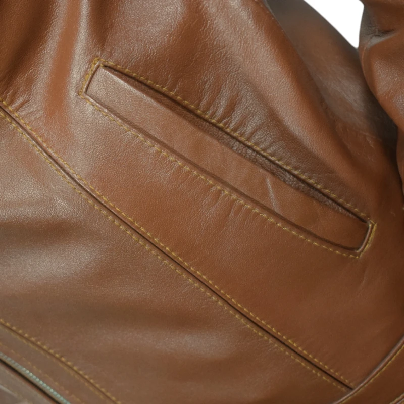 عکس شماره 43 : کت چرم مردانه چرمیران مدل شانون