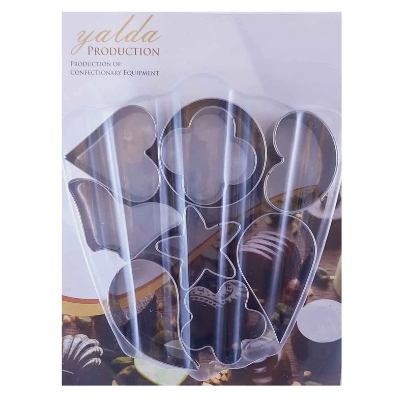 کاتر شیرینی پزی مدل yalda مجموعه 9 عددی