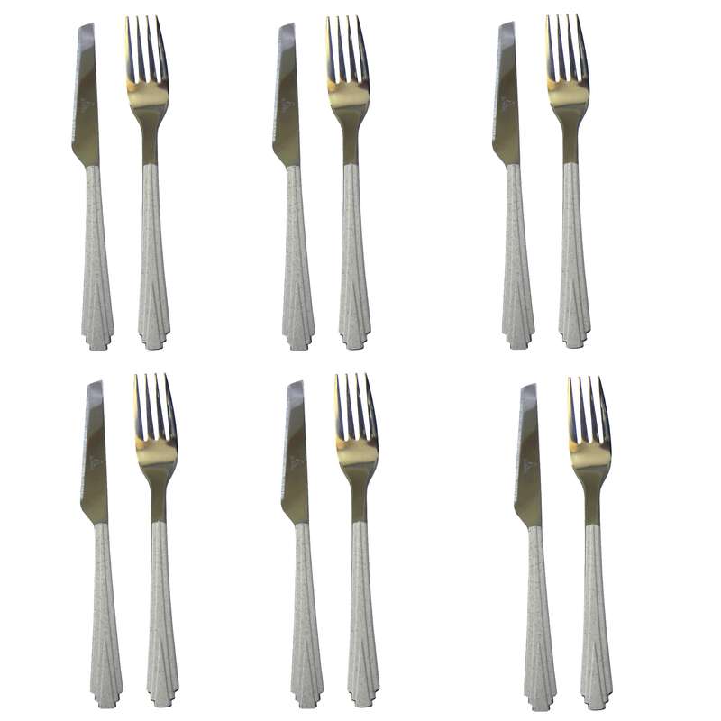 ست کارد و چنگال 12 پارچه کد 0097